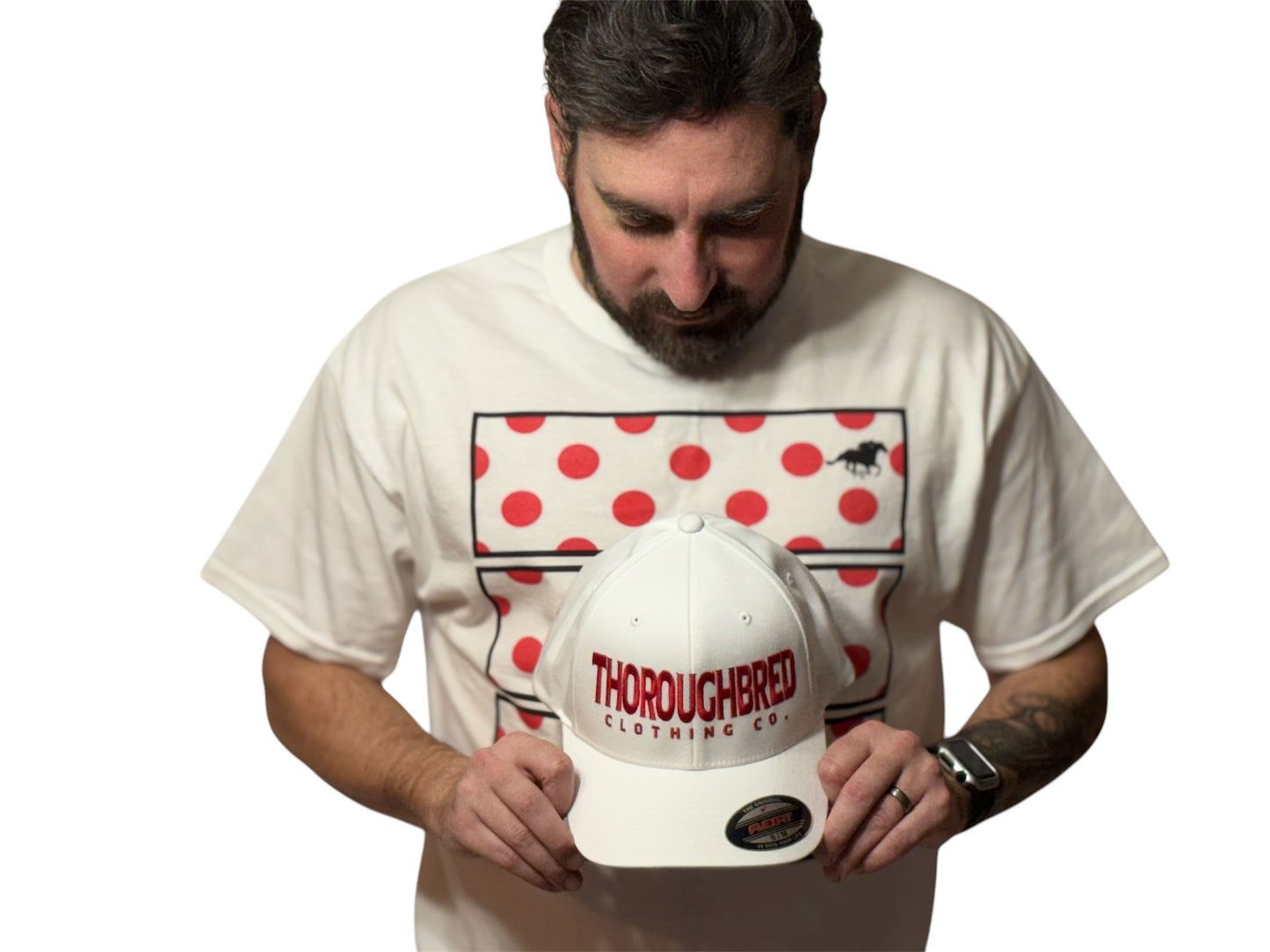 Red Dots Flex Fit Cap