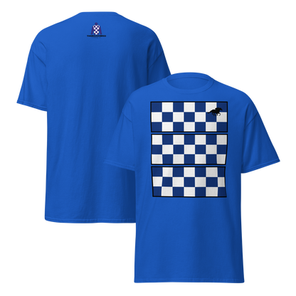 Blue Checkers Tee